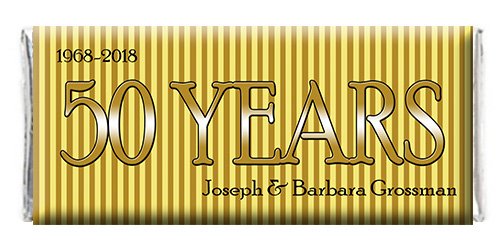 50 Years Chocolate Bar