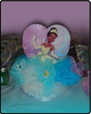 princess tiana centerpiece