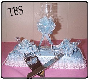 personalized cake serving set