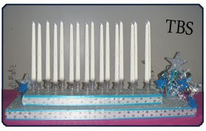 custom made sweet 16 candleabra